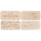 Hampton Art Crate Decor Be Inspired, 4Pc - Wooden Tags & Blank Wooden Signs For Crafts, Perfect Wood Sign Set With Decorative Wood Words For Crafts And Diy Projects, 7"X 3.5"